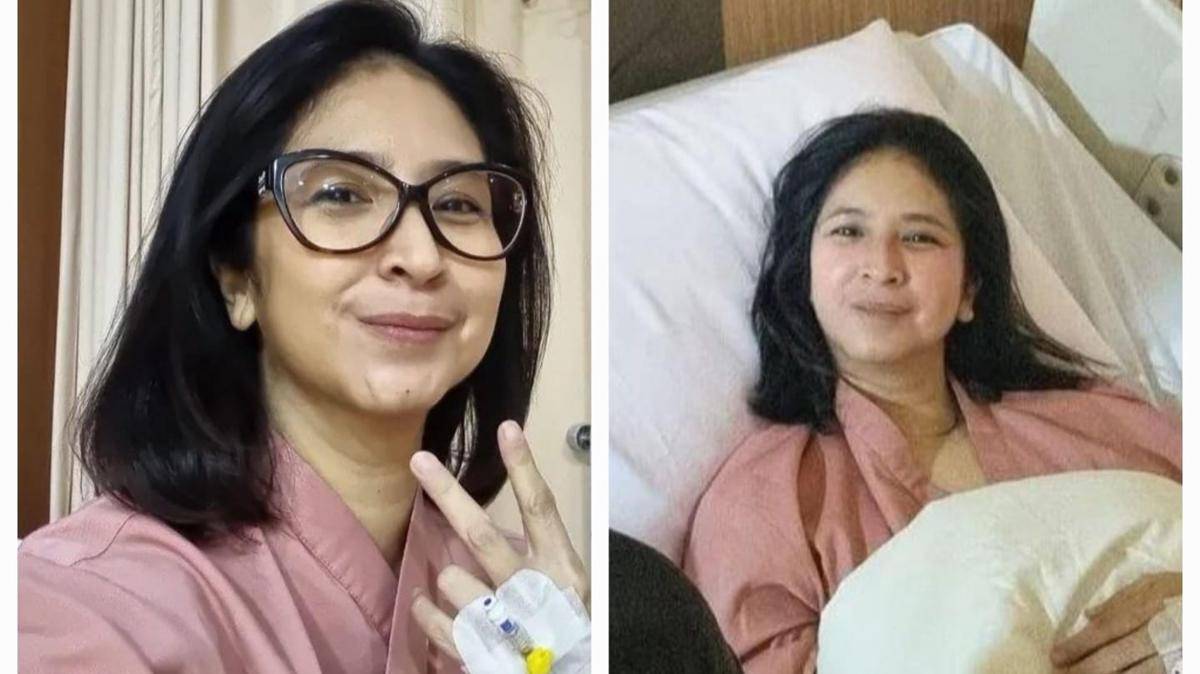 potret Novita Angie operasi batu empedu