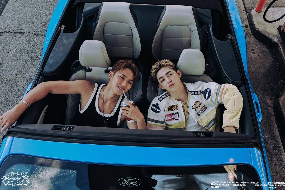 S.Coups dan Mingyu SEVENTEEN di mini album HYPE VIBES