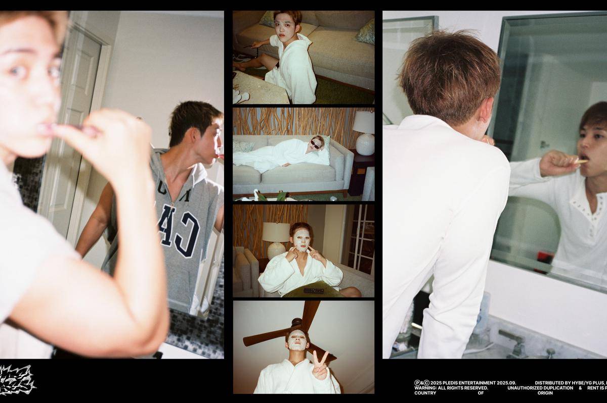 S.Coups dan Mingyu SEVENTEEN di mini album HYPE VIBES