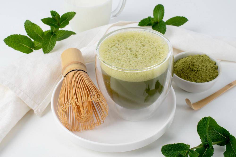 ilustrasi teh matcha (freepik.com/freepik