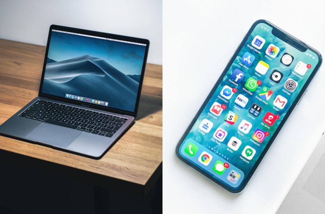 laptop dan smartphone 