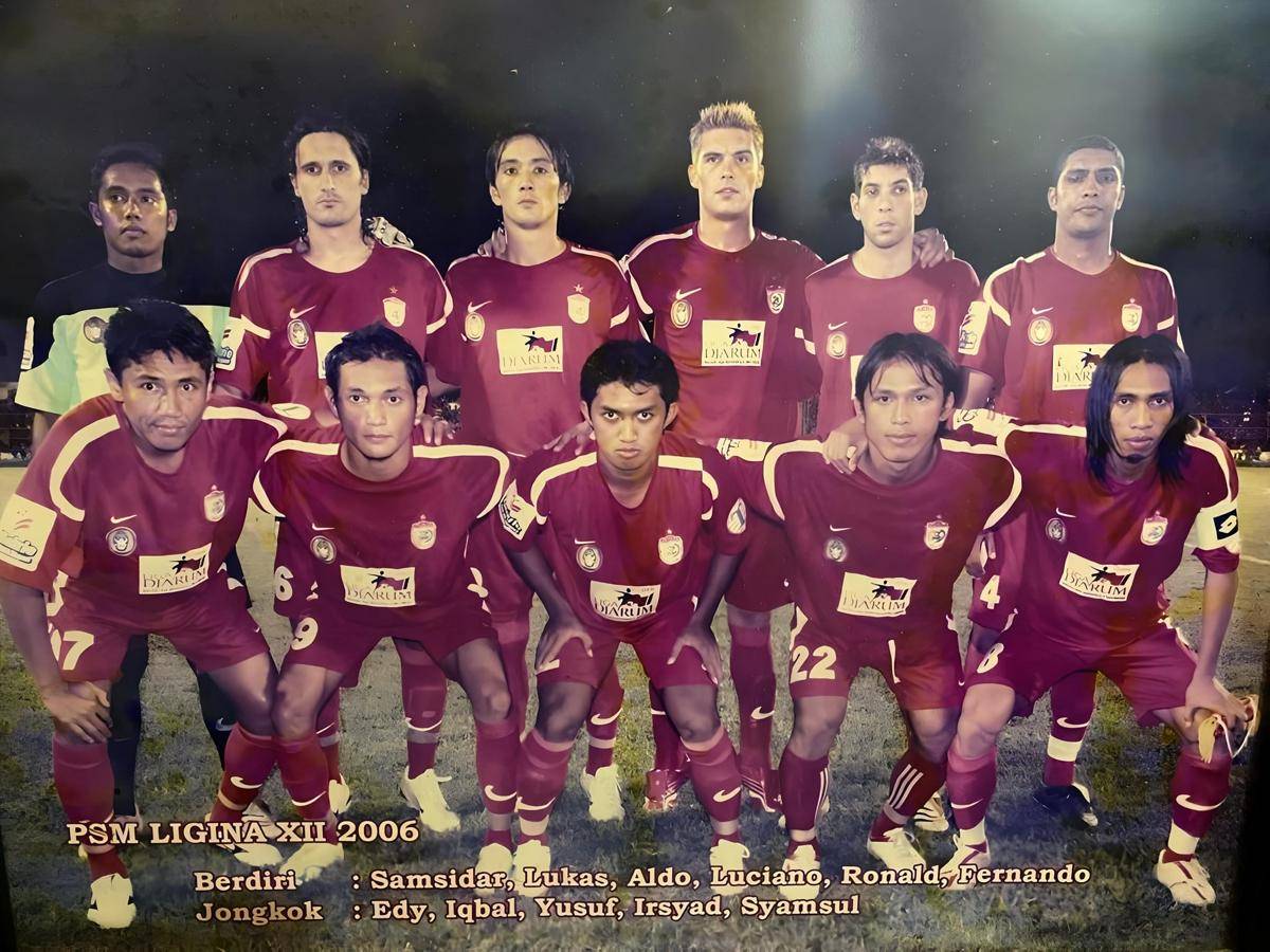 Skuat PSM Makassar pada ajang Liga Indonesia (Ligina) musim 2006. (Dok. Istimewa)