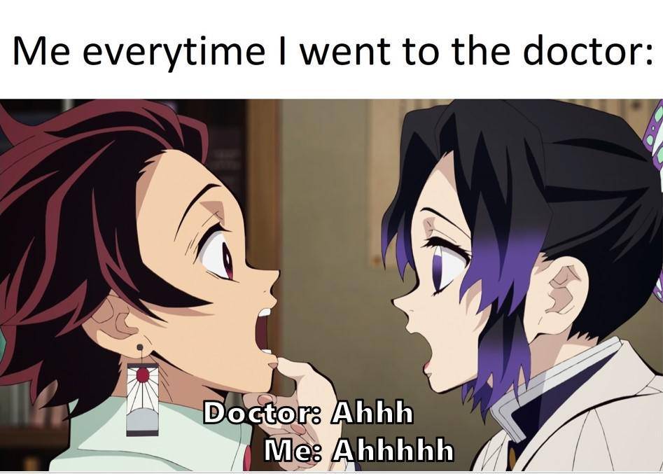 meme anime tentang sakit (reddit.com/user/taliyahalghul)