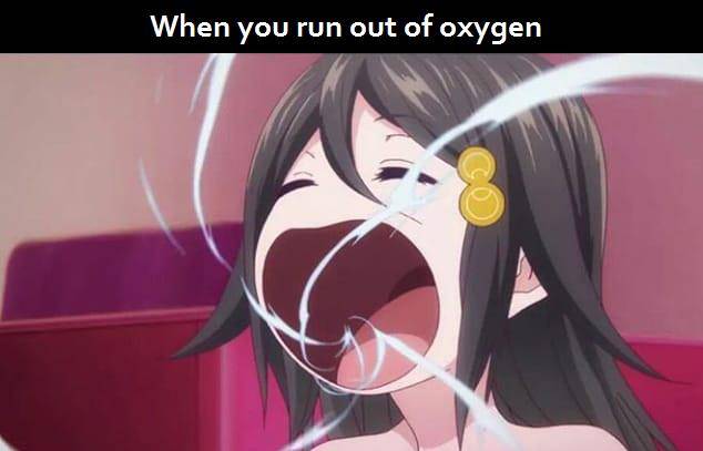 meme anime tentang bernapas