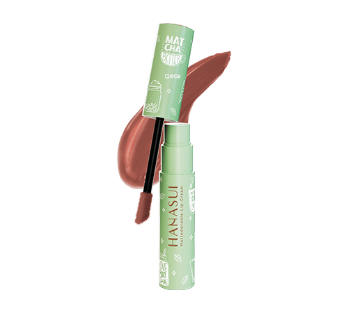 Hanasui Mattedorable Lip Cream Matcha Latte (hanasui.id)