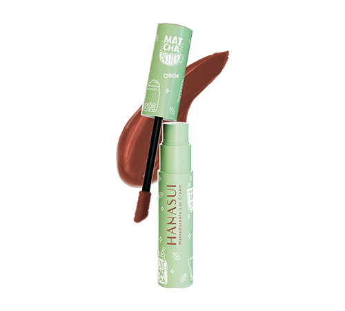 Hanasui Mattedorable Lip Cream Matcha Latte (hanasui.id)