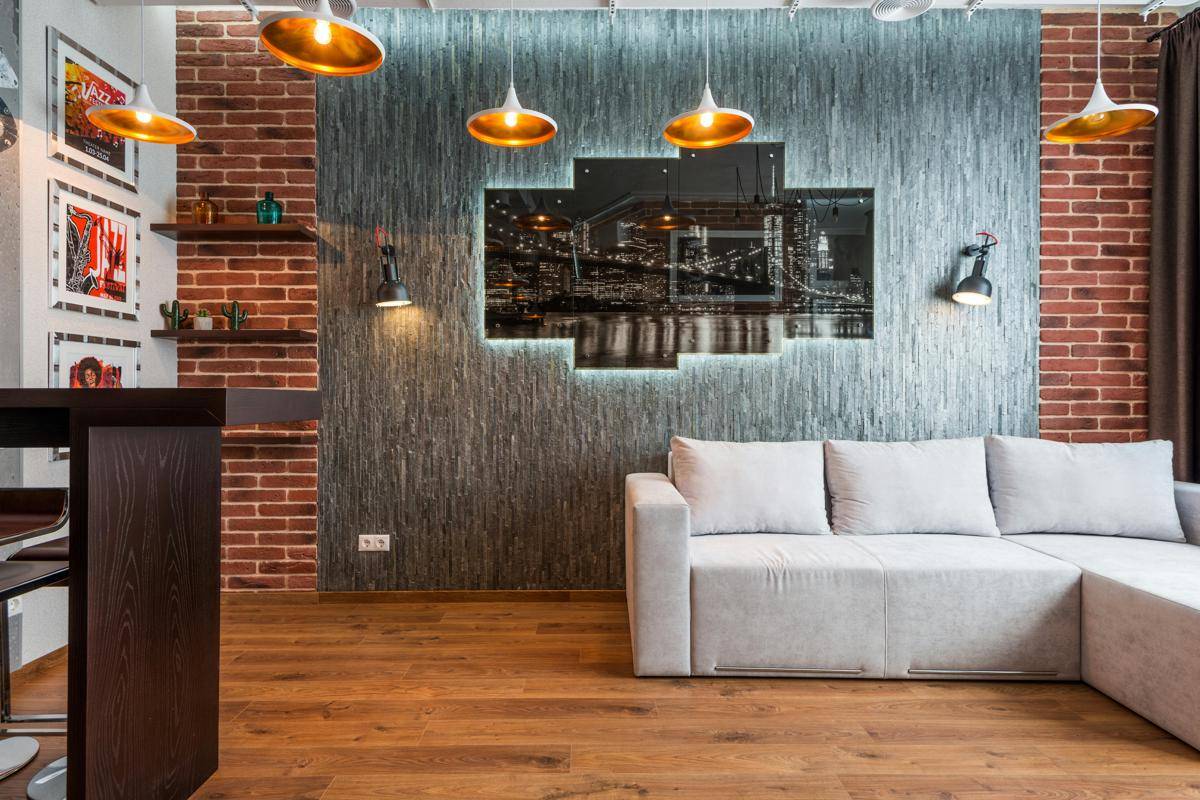 ilustrasi interior rumah modern