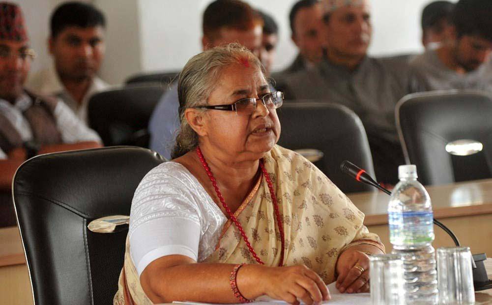 Sushila Karki ditunjuk sebagai perdana menteri perempuan pertama Nepal. (X.com/@TheKathmandu Post)