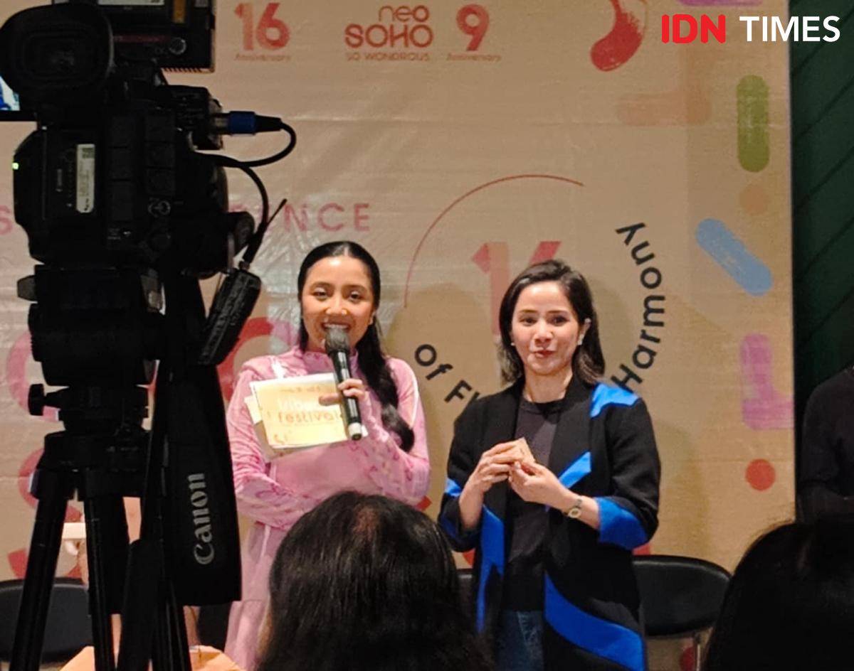 Silviyanti Dwi Aryati, GM Marcomm & Relations Central Park & Neo Soho Mall (kanan). (IDN Times/Febriyanti Revitasari)