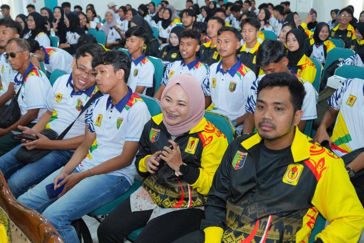 Universitas Lampung (Unila) Gelar Acara Pelepasan Kontingen Mahasiswa Provinsi Lampung di Aula Fakultas Pertanian (Dok.Unila)