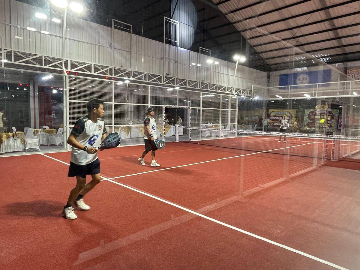 Rocket Padel di Sidomoyo, Godean, Sabtu (13/9/2025). (IDN Times/Herlambang Jati Kusumo)