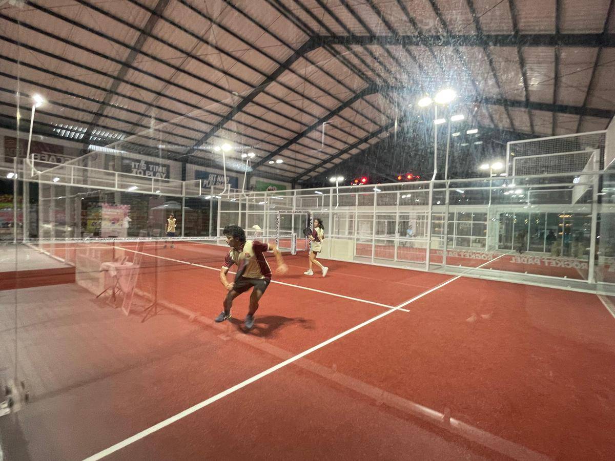 Rocket Padel di Sidomoyo, Godean, Sabtu (13/9/2025).