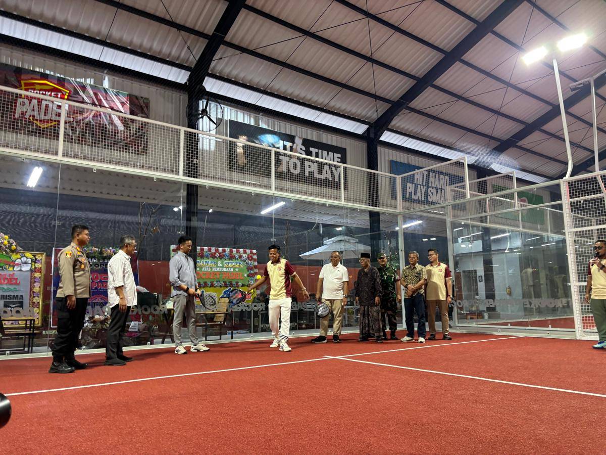 Peresmian Rocket Padel di Sidomoyo, Godean, Sabtu (13/9/2025).