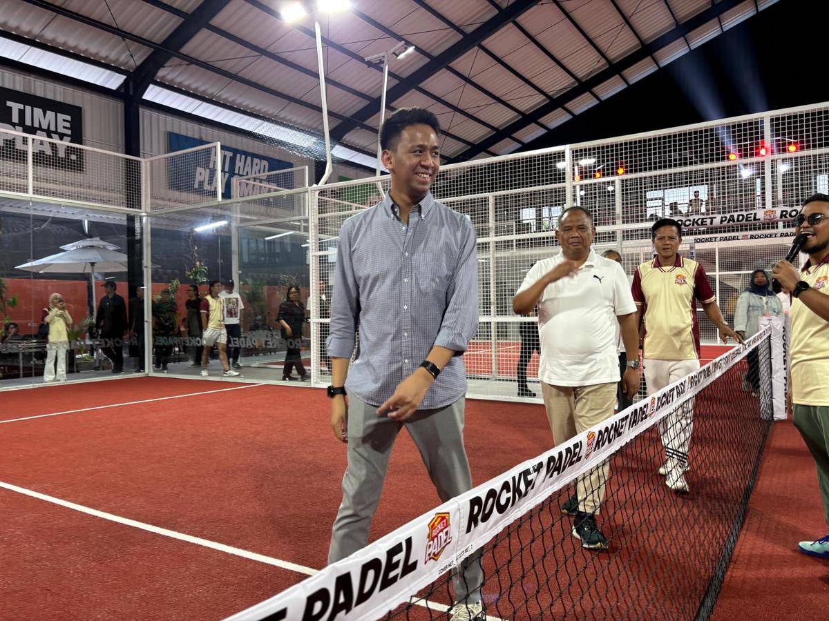 Peresmian Rocket Padel di Sidomoyo, Godean, Sabtu (13/9/2025).