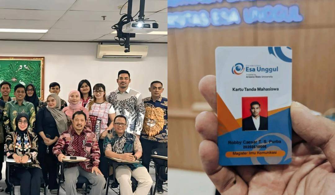 Robby Purba jadi mahasiswa baru di UEU