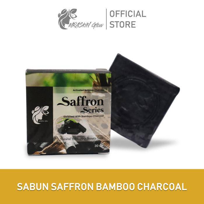 MRASkin Glow Sabun Saffron with Extract Bamboo Charcoal (tokopedia.com/MRASKIN GLOW OFFICIAL) 