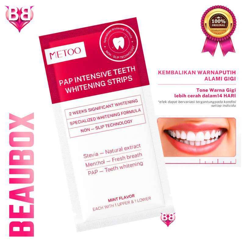 METOO PAP Intensive Teeth Whitening Strips (blibli.com/BEAU BOX)