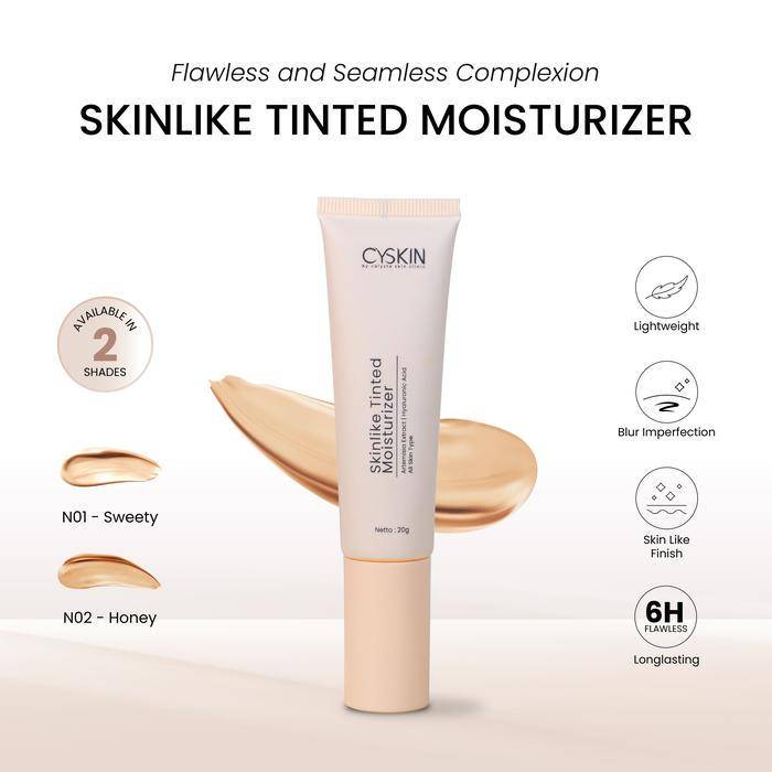 Cyskin Skinlike Tinted Moisturizer (tokopedia.com/Cyskin by Calysta) 