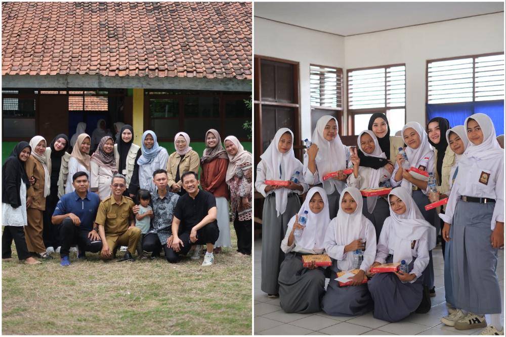 potret Zaskia Adya Mecca di SMK Pendekar Karawang