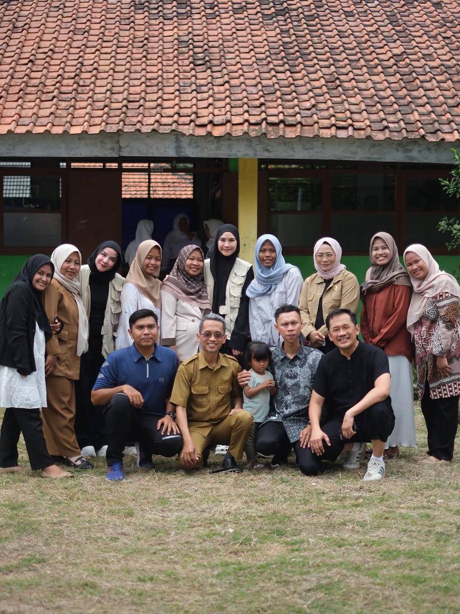 potret Zaskia Adya Mecca di SMK Pendekar Karawang