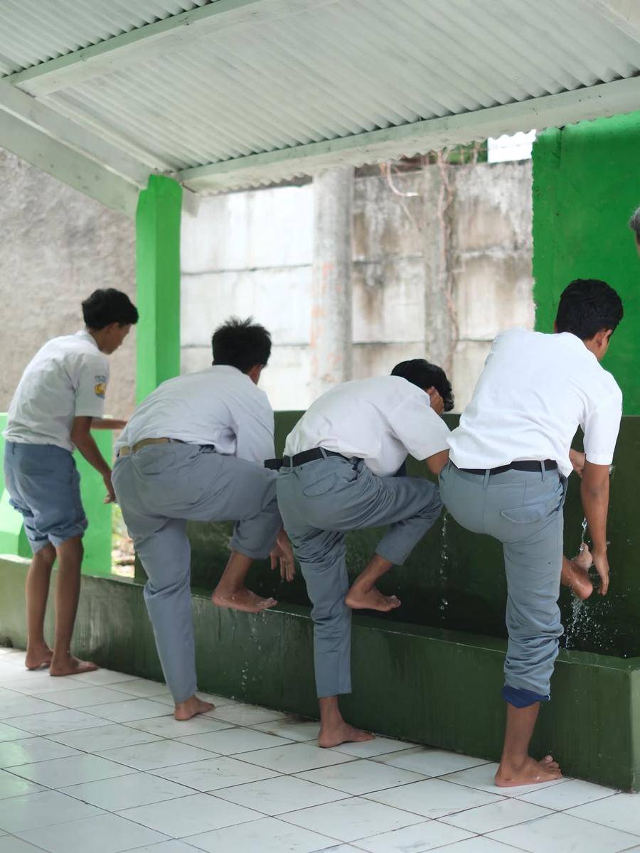 potret siswa SMK Pendekar di Karawang