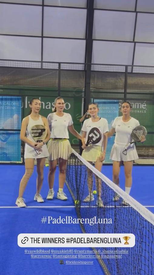 Artis di Turnamen Padel Luna Maya (Instagram.com/lunamaya)