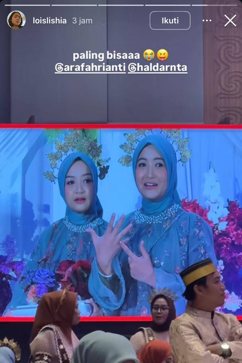potret Arafah Rianti dan Halda Rianta jadi bridesmaid di pernikahan Feby Putri dan Adam Febrian