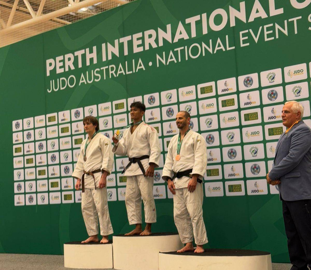 Atlet judo Sumut meraih medali emas di Perth International Open 2025 (dok.Winner)