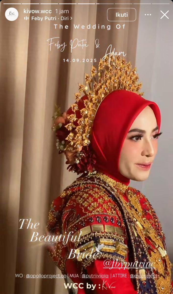 potret Feby Putri jalani tradisi Mappacci 