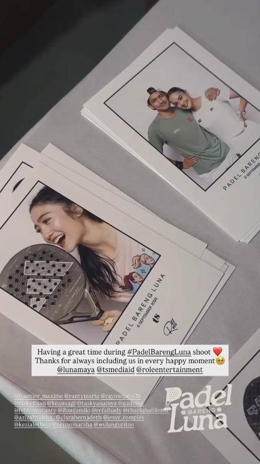 Artis di Turnamen Padel Luna Maya (Instagram.com/lunamaya)