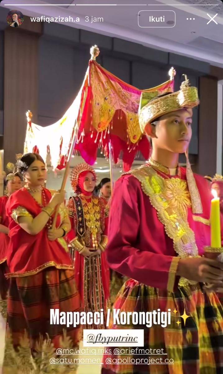 potret Feby Putri jalani tradisi Mappacci 