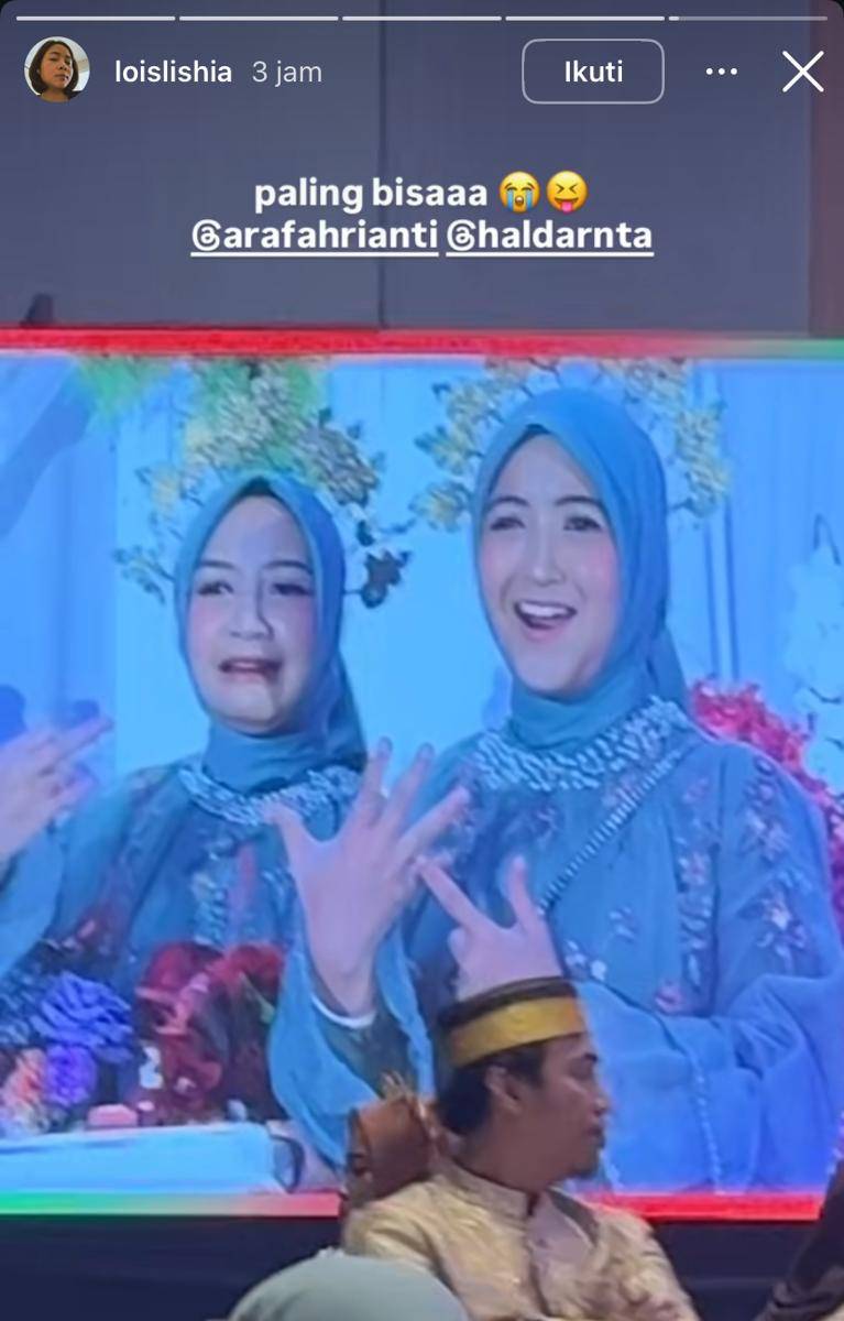 potret Arafah Rianti dan Halda Rianta jadi bridesmaid di pernikahan Feby Putri dan Adam Febrian