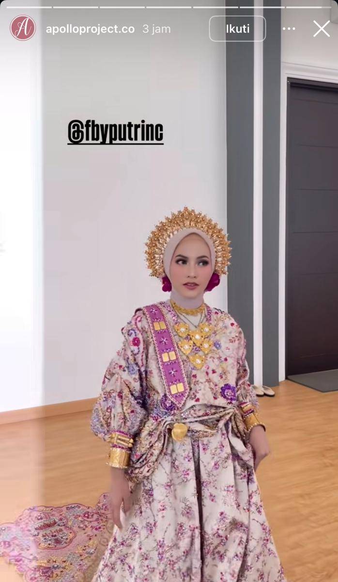 potret akad nikah Feby Putri dan Adam Febrian