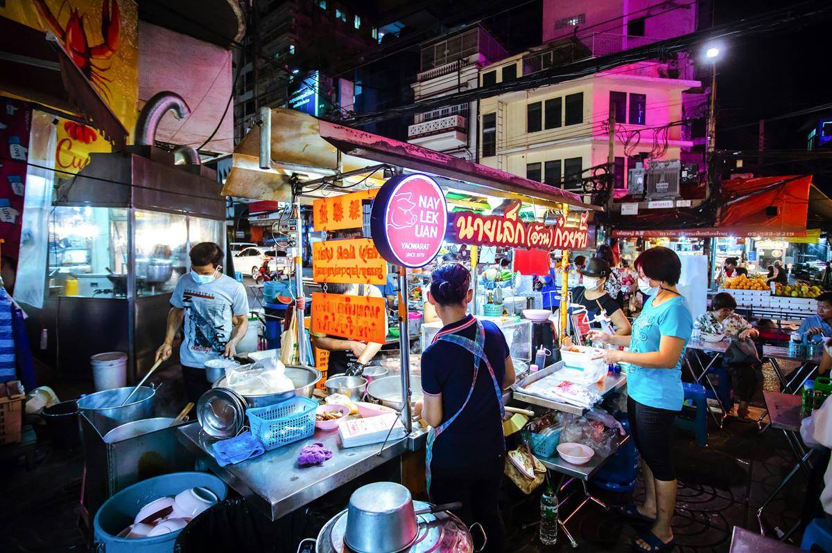 ilustrasi Bangkok street food