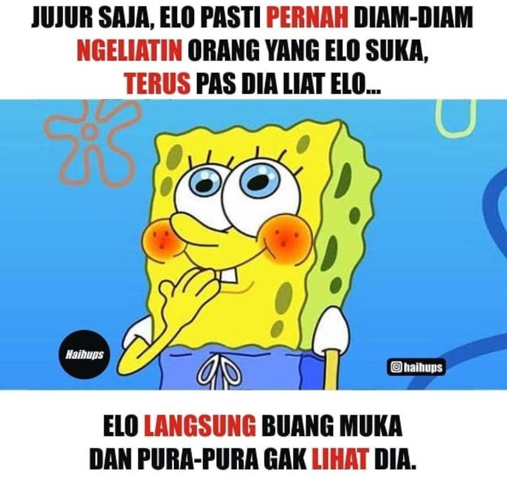 meme kocak suara hati