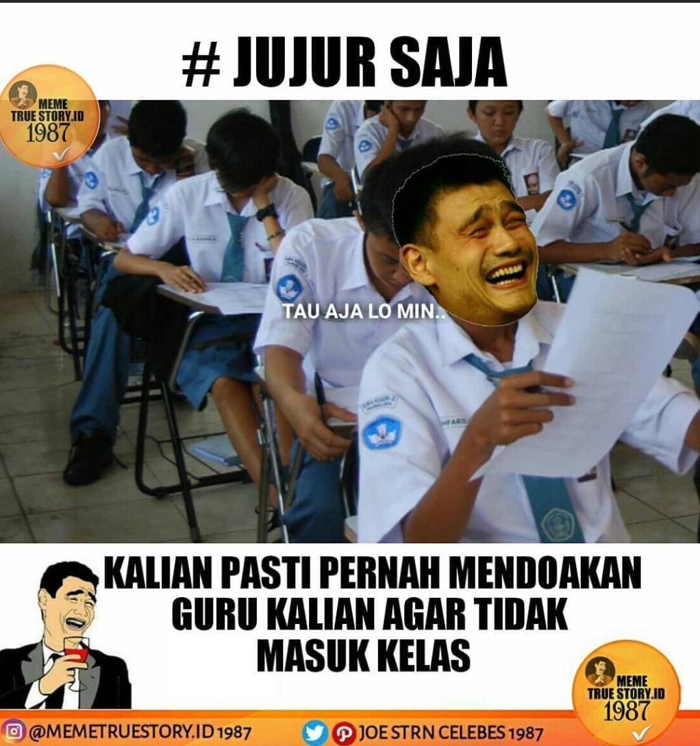 meme kocak suara hati
