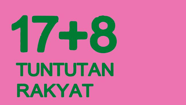 17+8 tuntutan rakyat (detik.com)