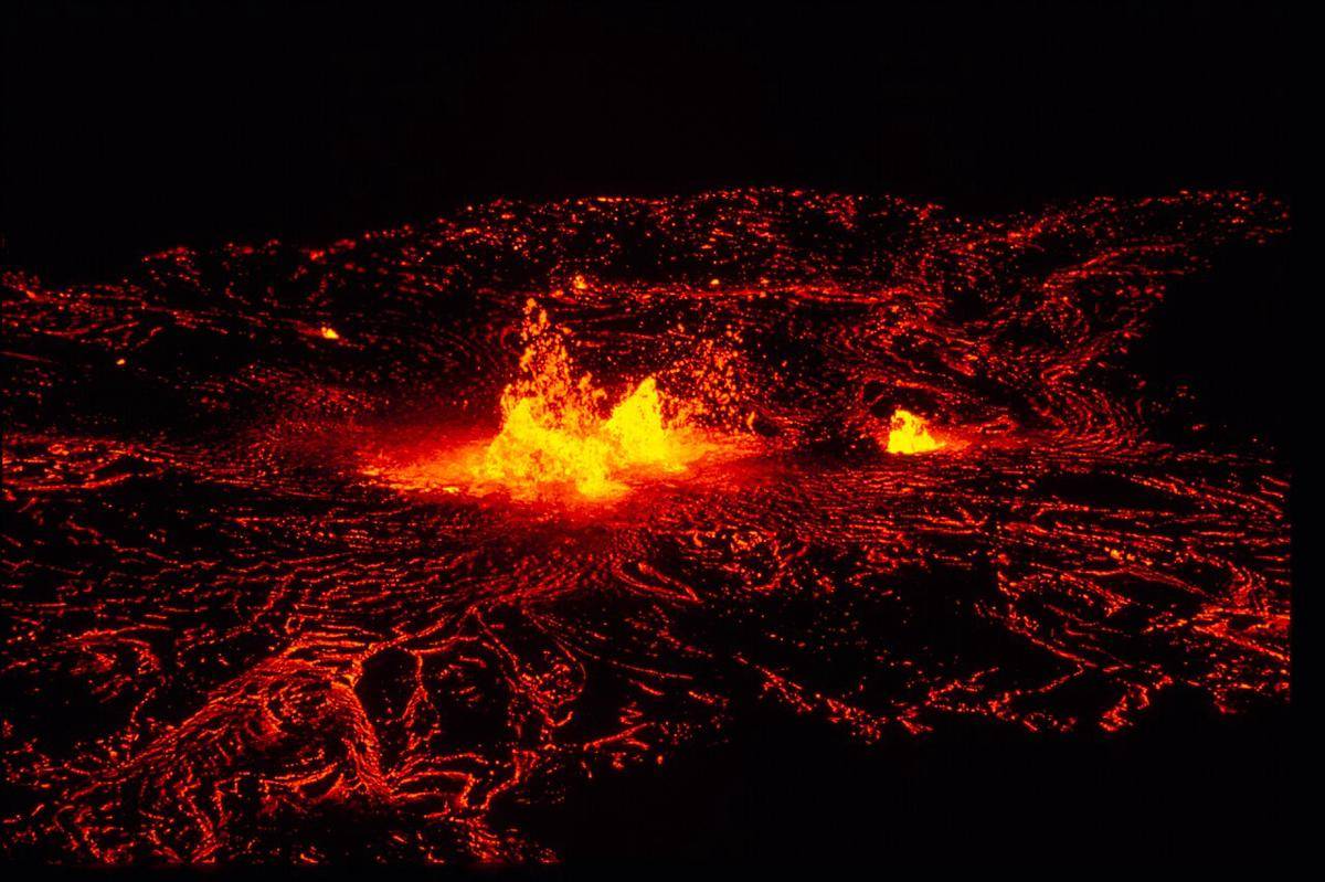 ilustrasi magma (commons.wikimedia.org/National Park Service Digital Image Archives)