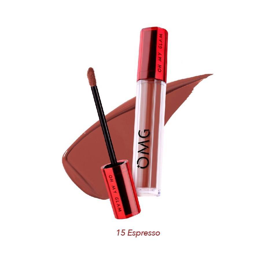 OMG - Mattelast Lip Cream Shade 15. Espresso (itsomgbeauty.com)