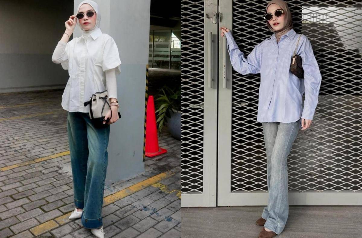 OOTD Kemeja Elvina Zahra