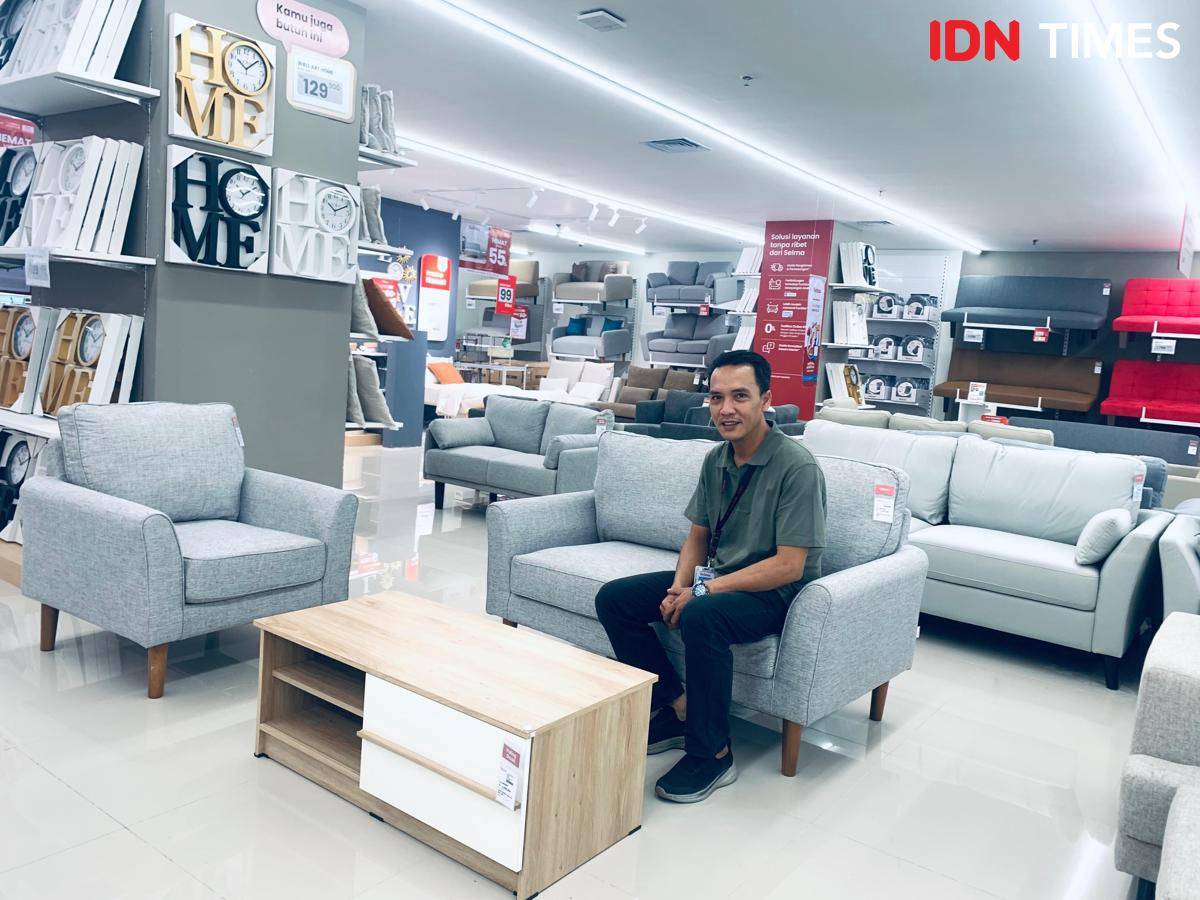 Selma, store furniture grup Kawan Lama hadir di Plaza Medan Fair sejak 13 September 2025 (IDN Times/Indah Permata Sari)