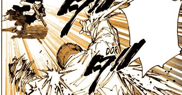 Tembakan Heisuke menembus tubuh si pegulat - Sakamoto Days