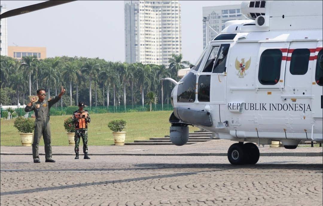Helikopter H225M buatan PT Dirgantara Indonesia