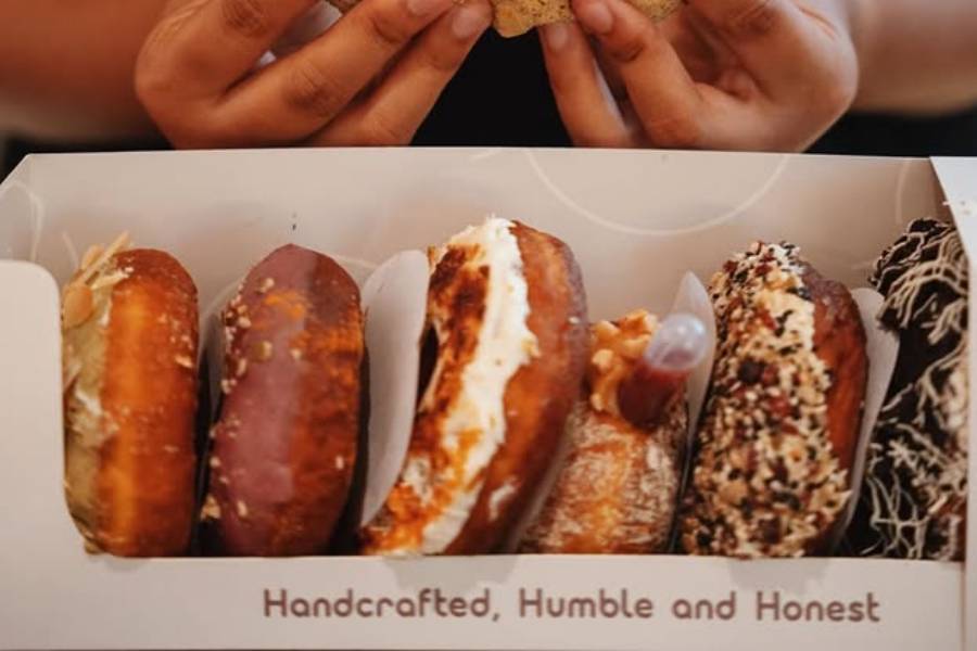 Potret menu donat di Fore Donut 
