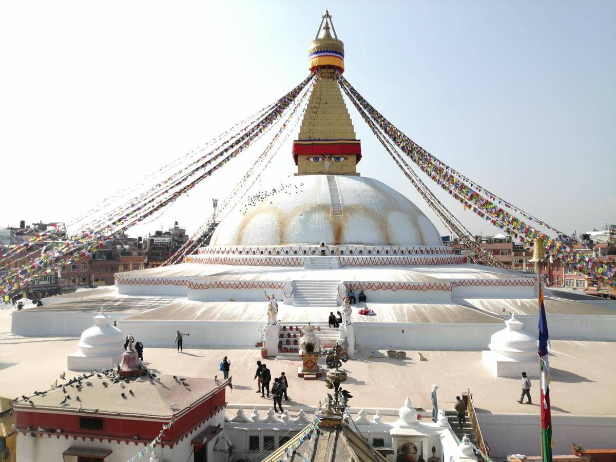 Swayambhunath kuil di Nepal