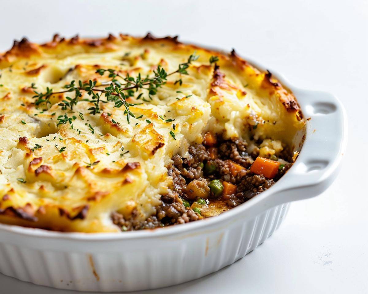 ilustrasi shepherds pie (vecteezy.com/arcadesign)