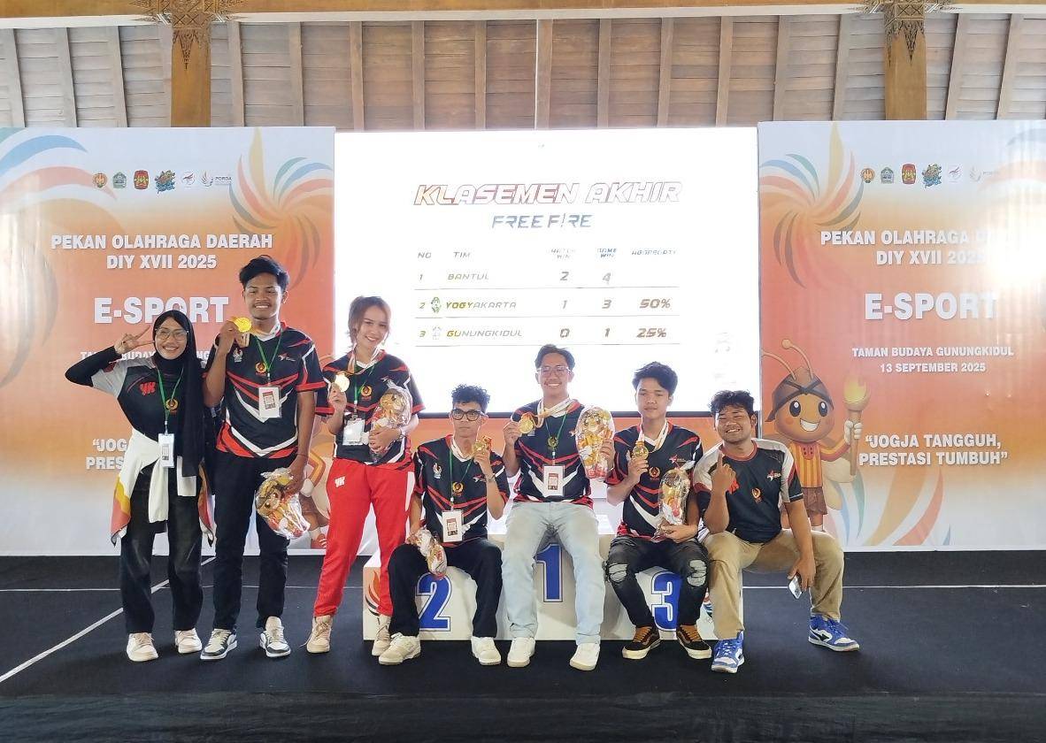 Atlet esport kontingen Kota Yogyakarta. (dok. Humas KONI DIY)