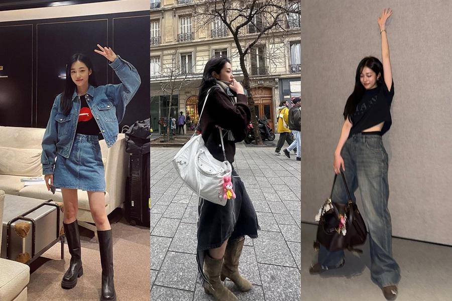 gaya fashion edgy Roh Yoon Seo
