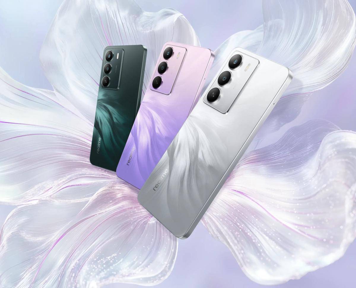 tampilan sisi belakang realme P3 Lite 5G 