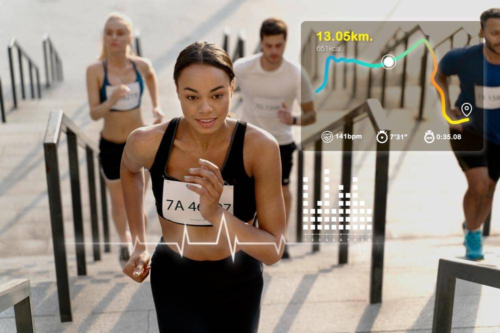 ilustrasi virtual run